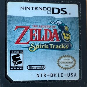 Nintendo DS Game Card — Blue and Red The Legend of Zelda: Spirit Tracks